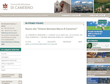 Tablet Screenshot of comcamerino.sinp.net